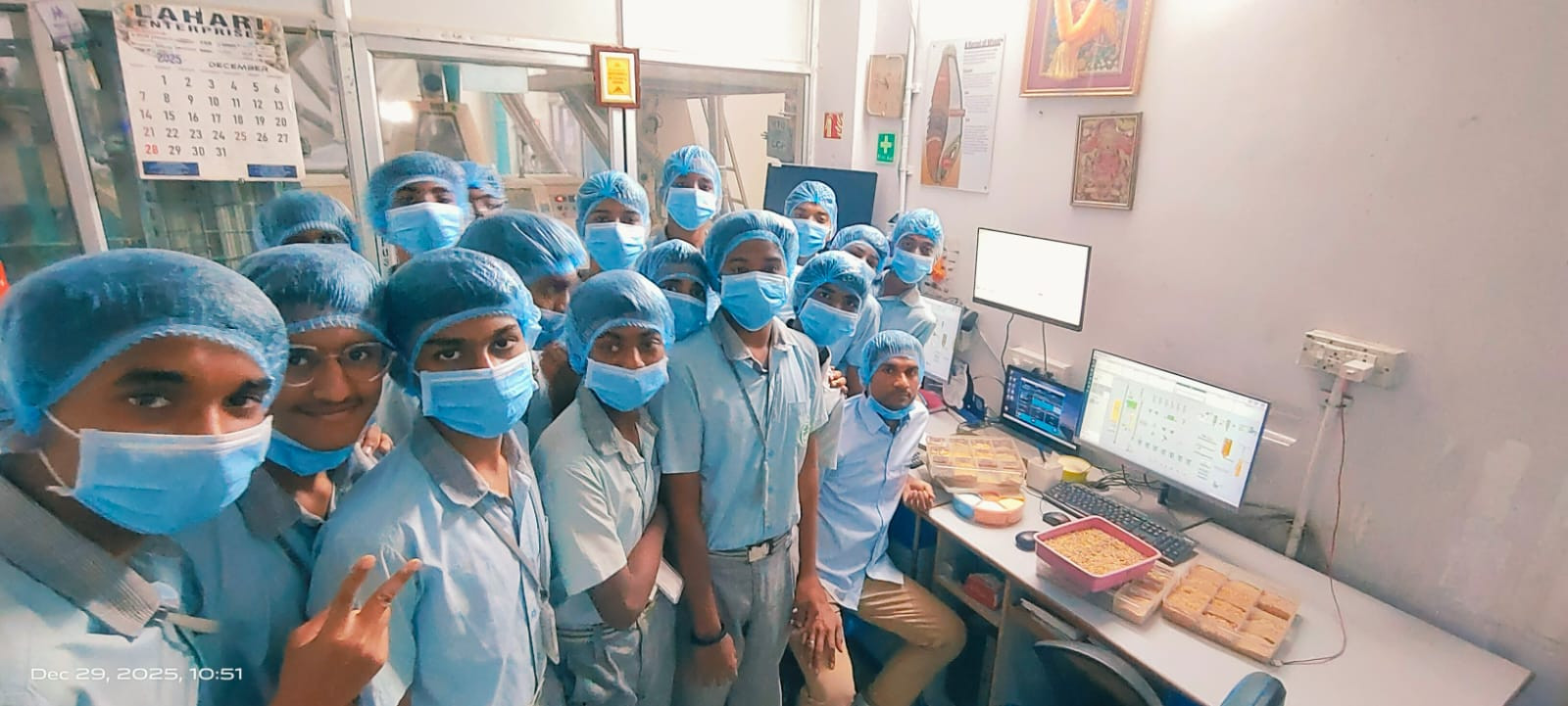 Class 9 - Educational Field Trip to Harmony Foods Pvt. Ltd